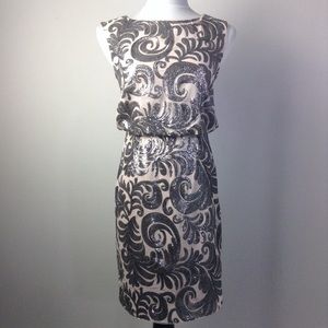 Adrianna Papell sequim beaded evening dress